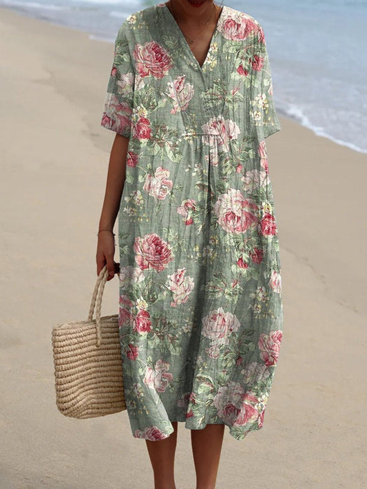 Lina | Vestito Vintage a Fiori