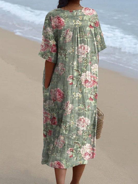 Lina | Vestito Vintage a Fiori
