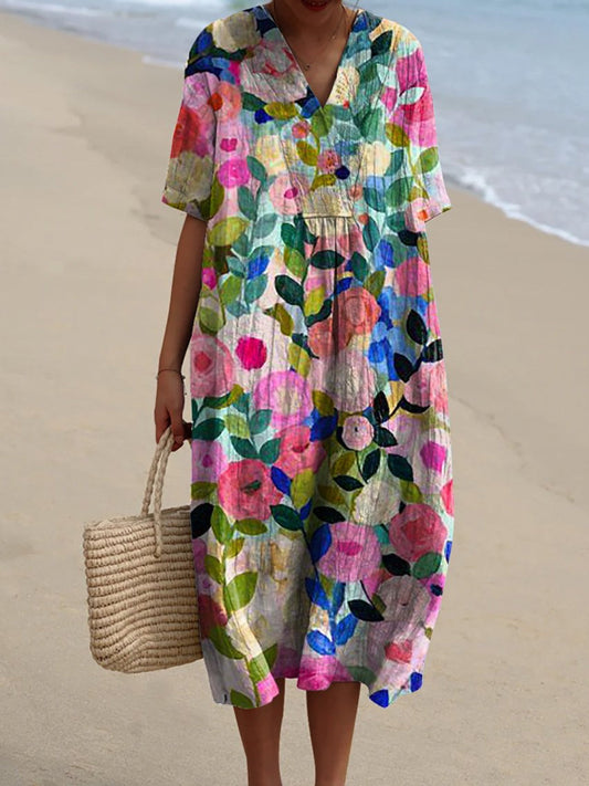 Bente | Abito Vintage a Fiori
