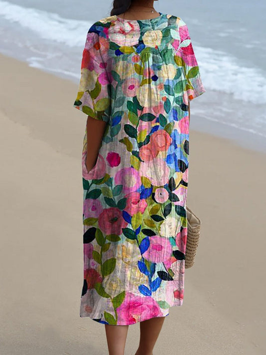 Bente | Abito Vintage a Fiori