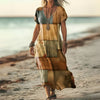 Leviana™ | Abito Boho con Stampa Floreale Elegante